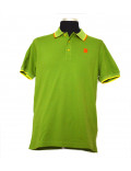 REFRIGIWEAR polo uomo colore verde 3 bottoni cotone T21201