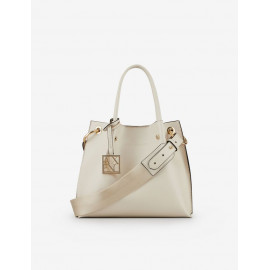 ARMANI EXCHANGE borsa donna shopping bag con tracolla colore bianco avorio 942686