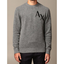 ARMANI EXCHANGE maglione lana uomo colore grigio 6HZM1H