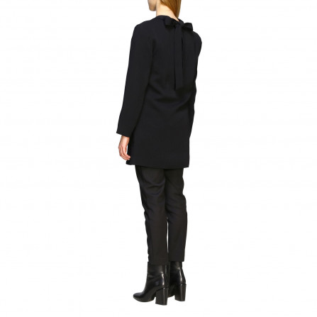 spolverino donna cappottino leggero armani exchange doppiopetto nero