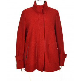 ELENA MIRO' cappottino corto rosso taglie comode invernale 85552F