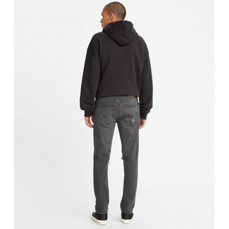 jeans levi's strappato uomo skinny fit elasticizzato stretto in fondo e sulla gamba
