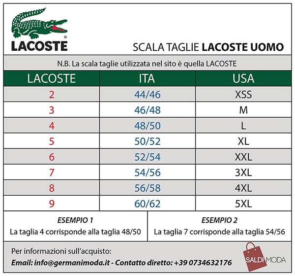 lacoste polo uomo saldi